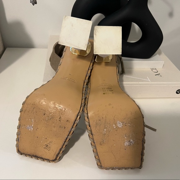 Jacquemus Valerie Hautes Heeled Sandals In Brown - Picture 10 of 14